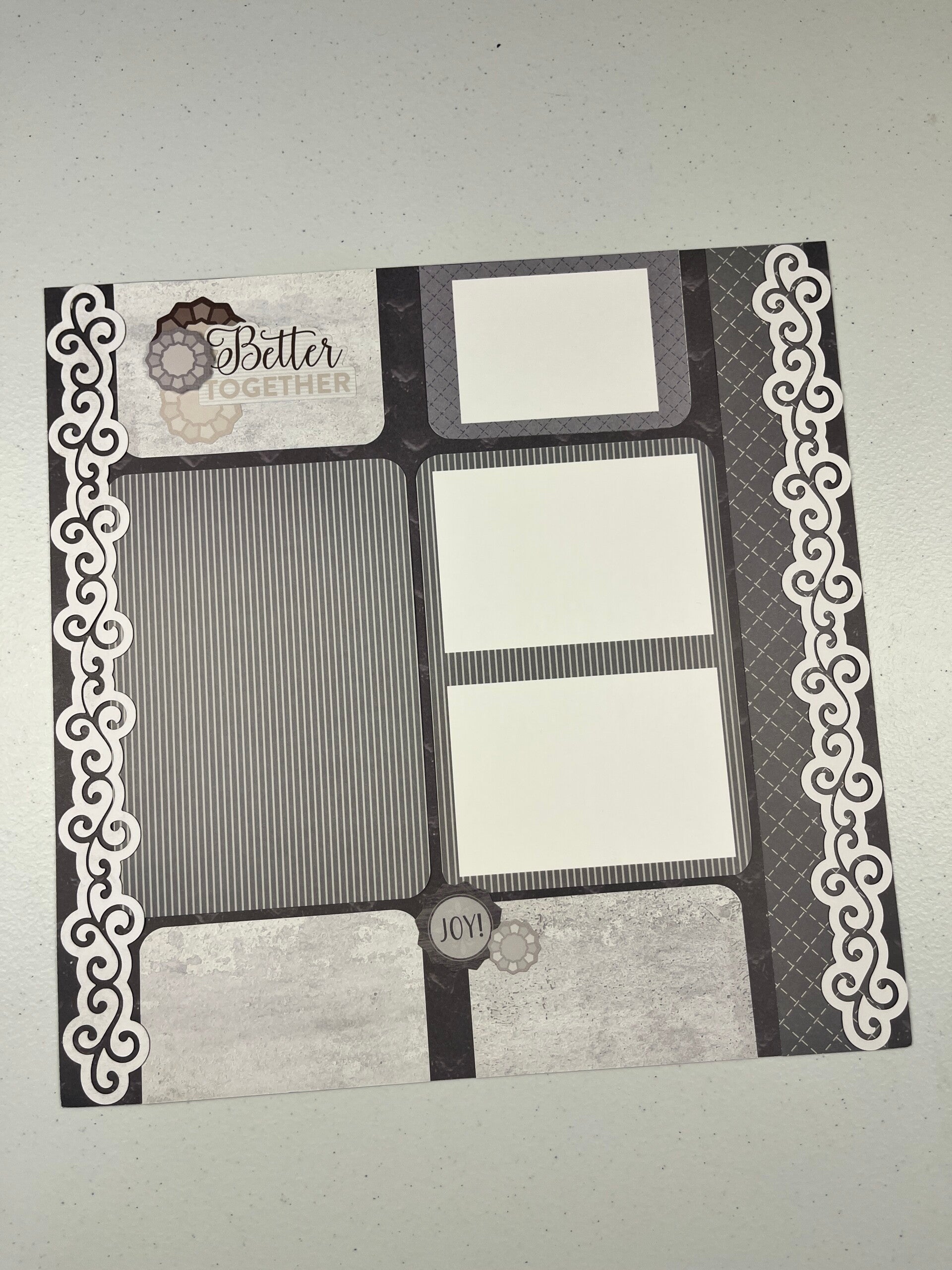 Wonderful Day Premade Scrapbook Layout