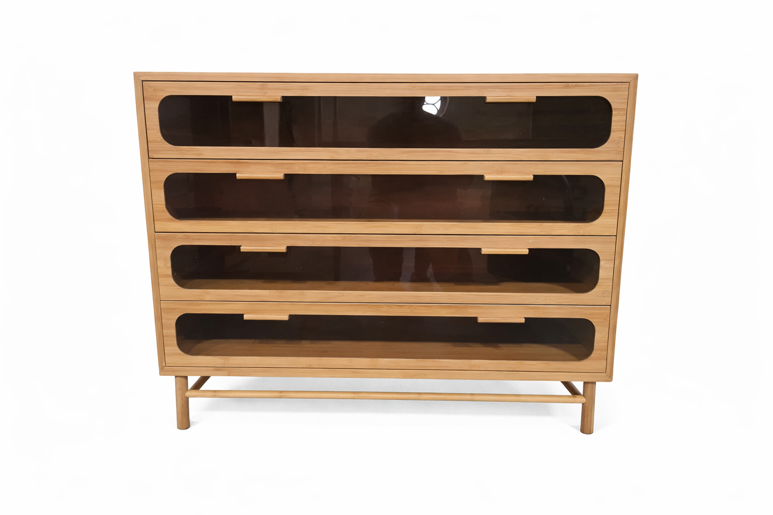 Dutchbone Caroun Kast/ Opbergkast Breed Bamboehout Bruin