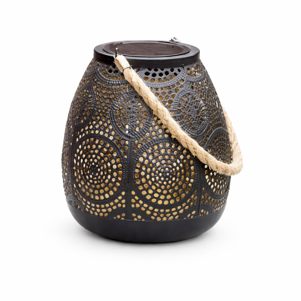 🏮 Gadgy Solar Lantaarn Black Circles