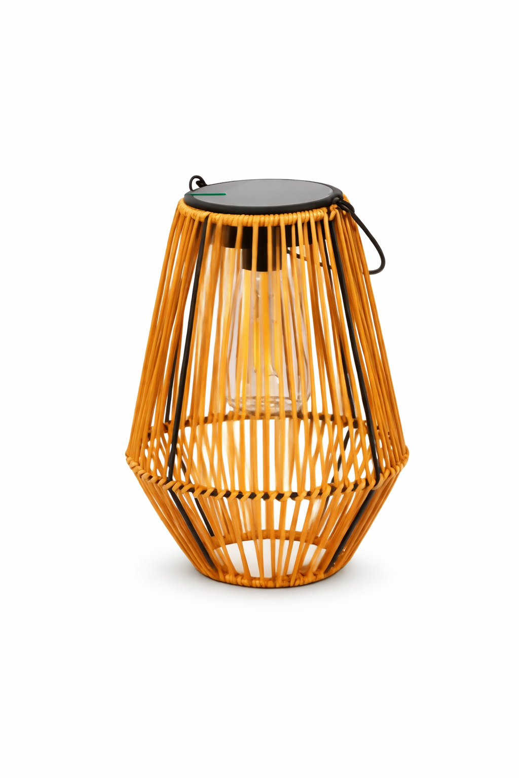 🌿 Gadgy Solar Tafellamp Rattan Bruin