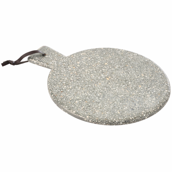 J-LINE serveerplank marmer grijs 38 cm