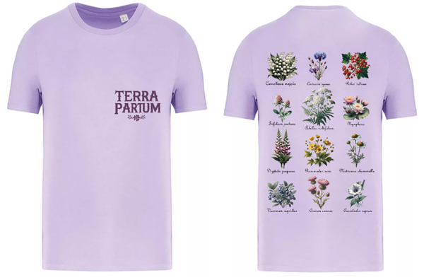 Unisex pastel planten shirt