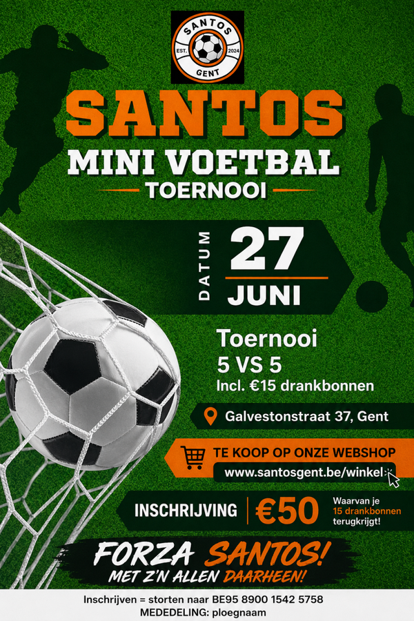 Mini voetbal tornooi