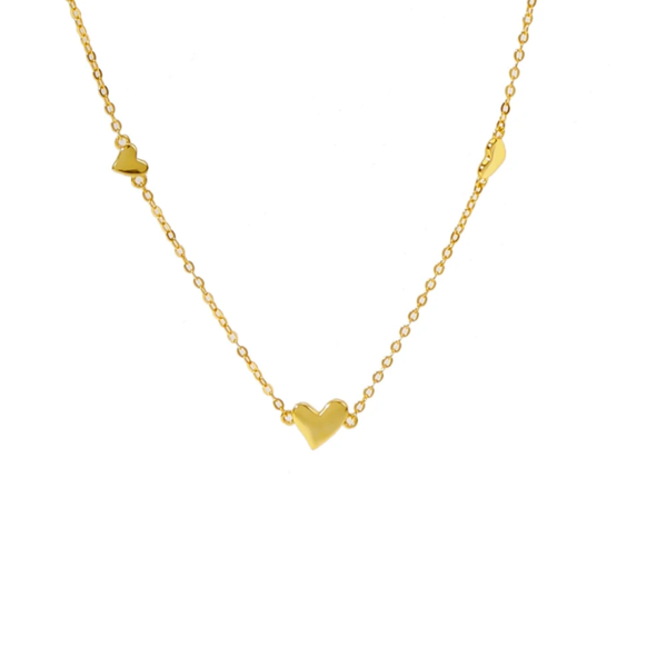 Edelstahl Herzkette Damen – Gold oder Silber