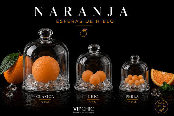 Esferas de Naranja 100 % natural