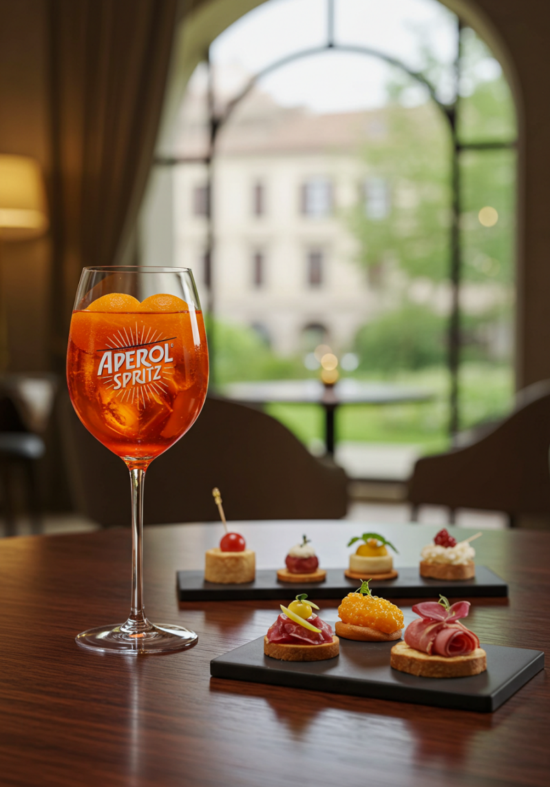 Esferas de naranja para aperol spritz