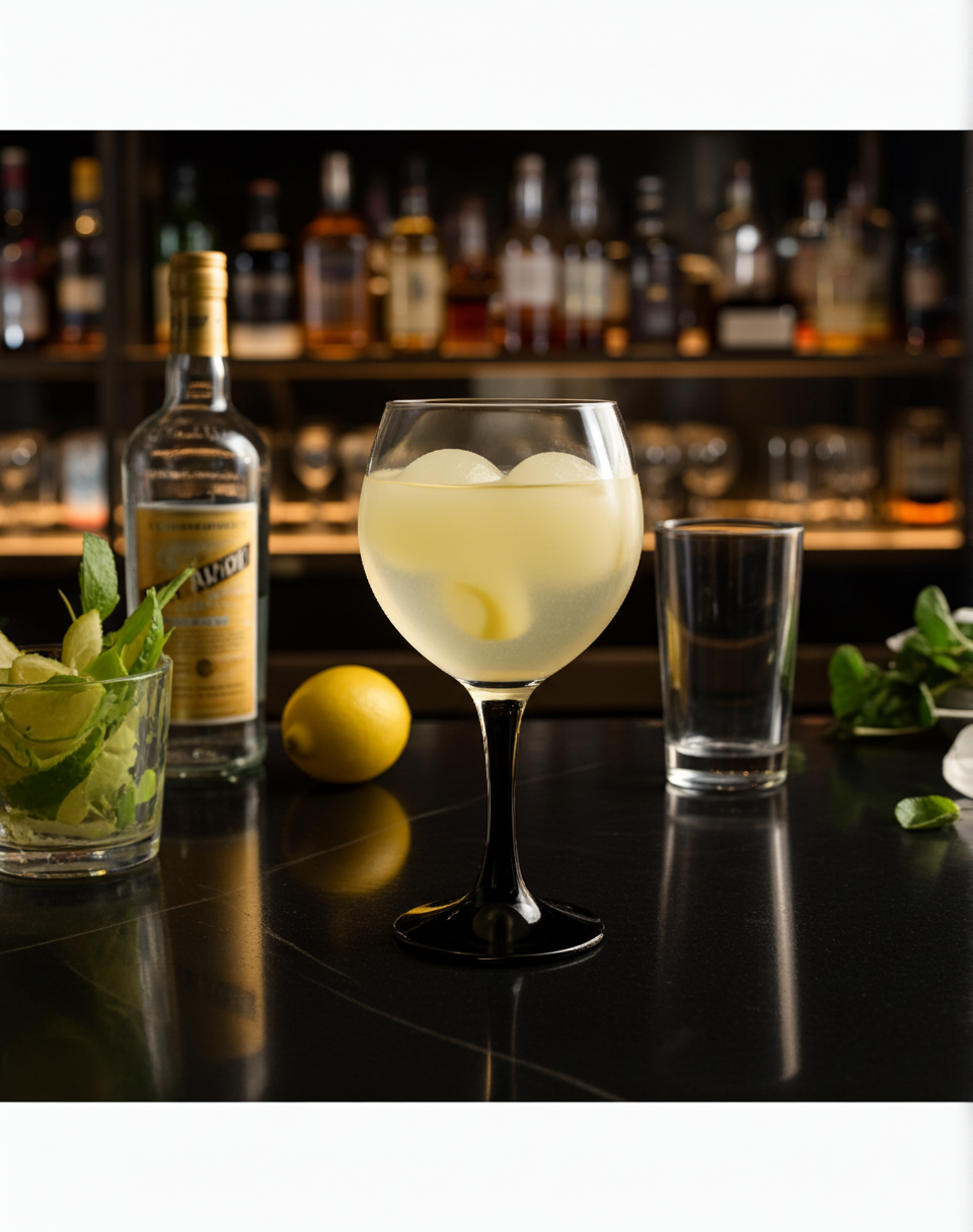 Esferas de limón para vodka con tonica premium