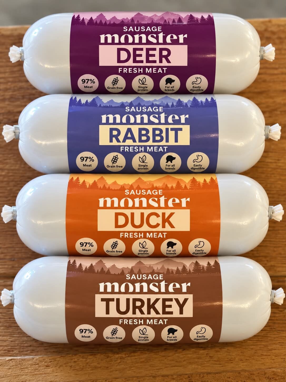 Monster Dog Food Sausage 400g