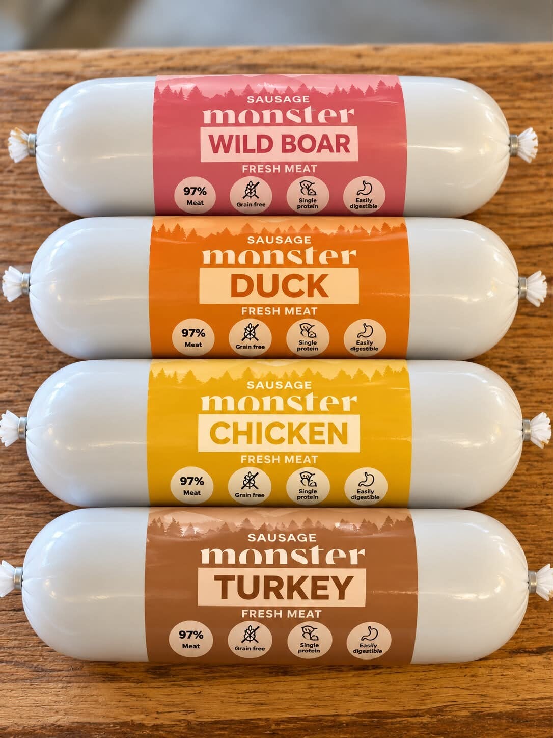 Monster Dog Food Sausage 200g