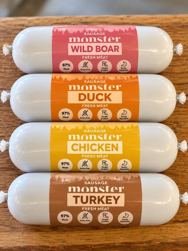 Monster Dog Food Sausage 200g