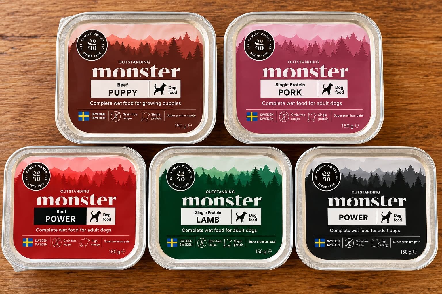 Monster Dog Food Pate 150g