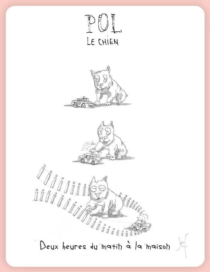 Deux heures du matin à la maison.