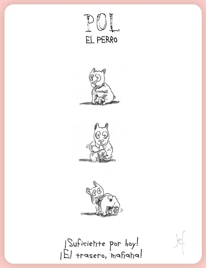 ¡El trasero, mañana!