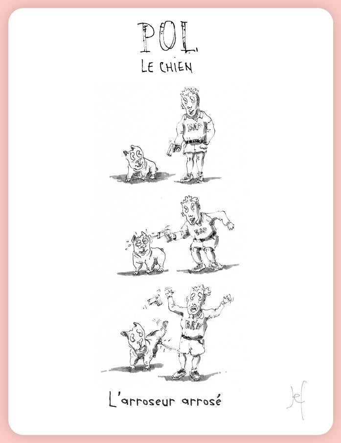 L'arroseur arrosé.