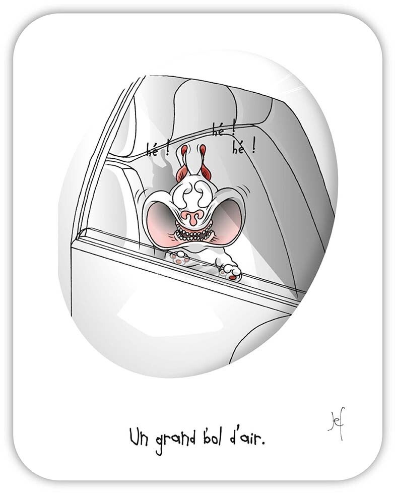 Un grand bol d'air A breath of fresh air 新鮮な空気を一息。