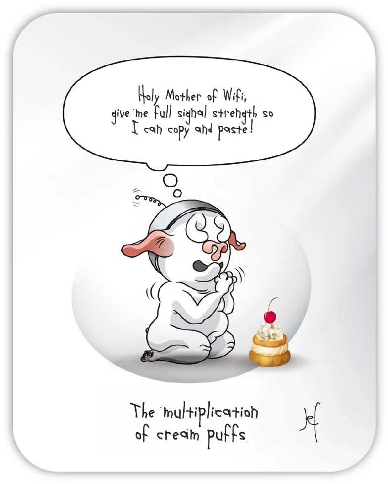The multiplication of cream puffs
