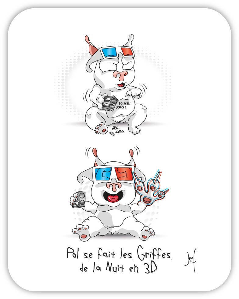 Pol se fait les Griffes de la Nuit en 3D