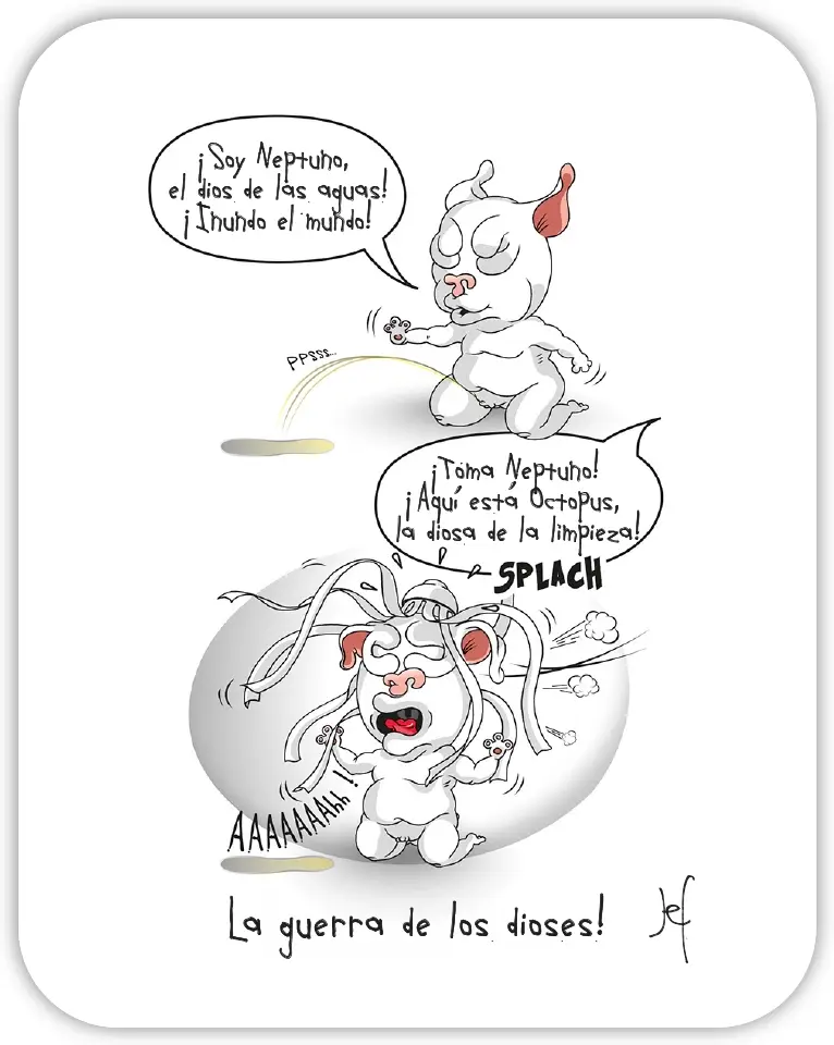 La guerra de los dioses!