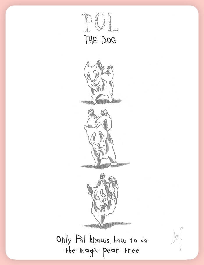 Only Pol knows how to do the magic pear tree.