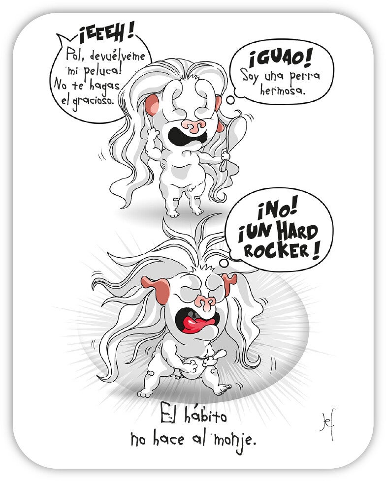 El hábito no hace al monje.