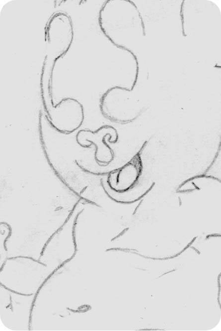 犬のポルと赤ちゃん