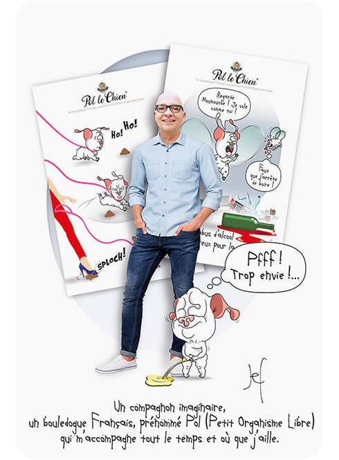 पॉल द डॉग® अपना विज्ञापन करता है