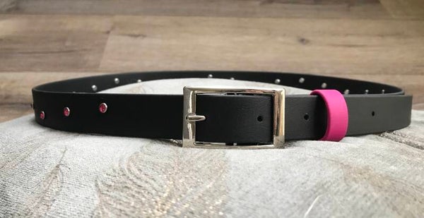 Riem van BioThane® 25mm met strass