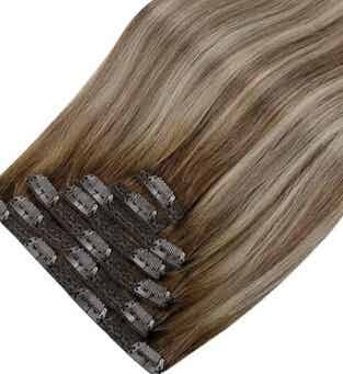 Clip in extensions echt haar 50 cm
