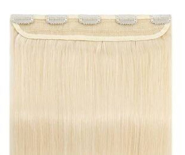 1 baan clip in extensions echt haar 50 cm