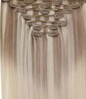Clip in extensions echt haar 45 cm