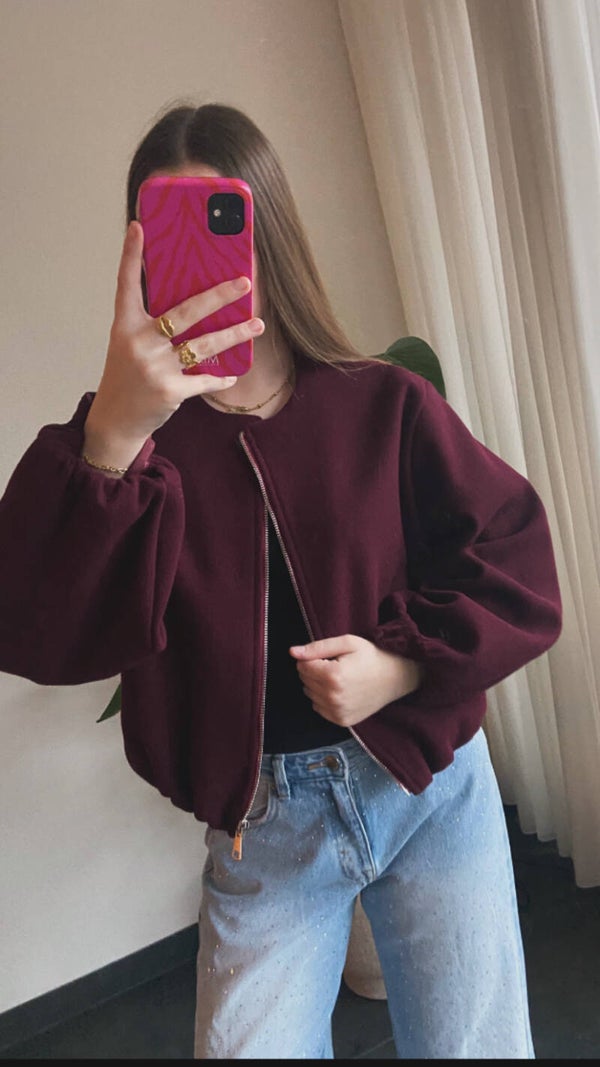 Byamber | Bomber jacket - rood