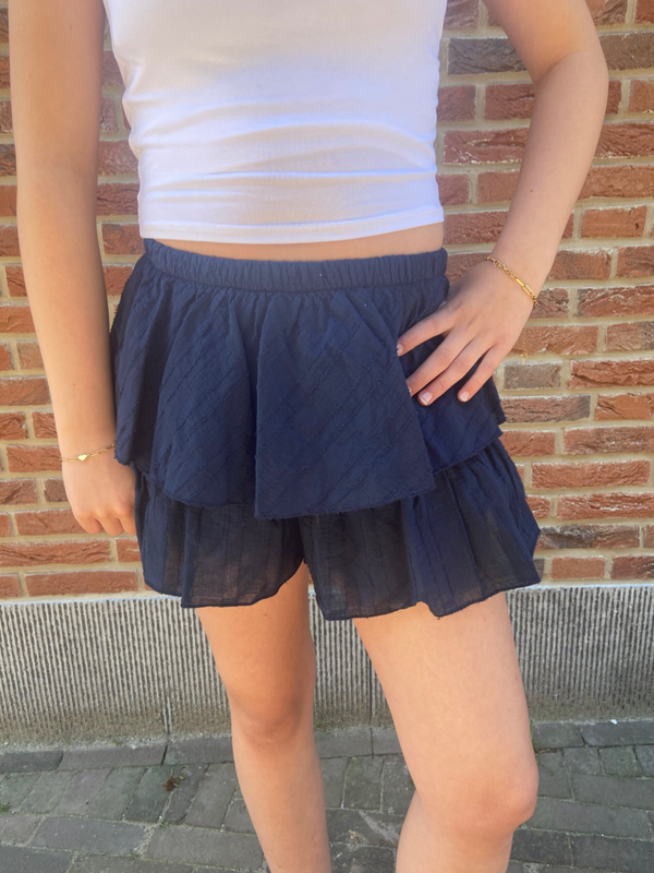 Navy skort