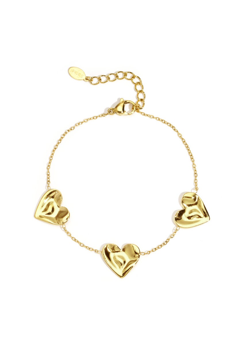 Byamber | Charm armband hart
