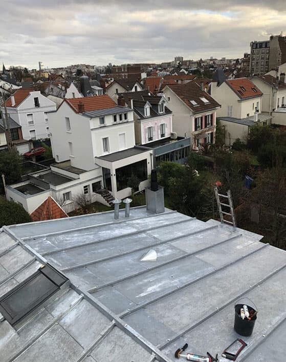 Pose toiture bac acier Nice