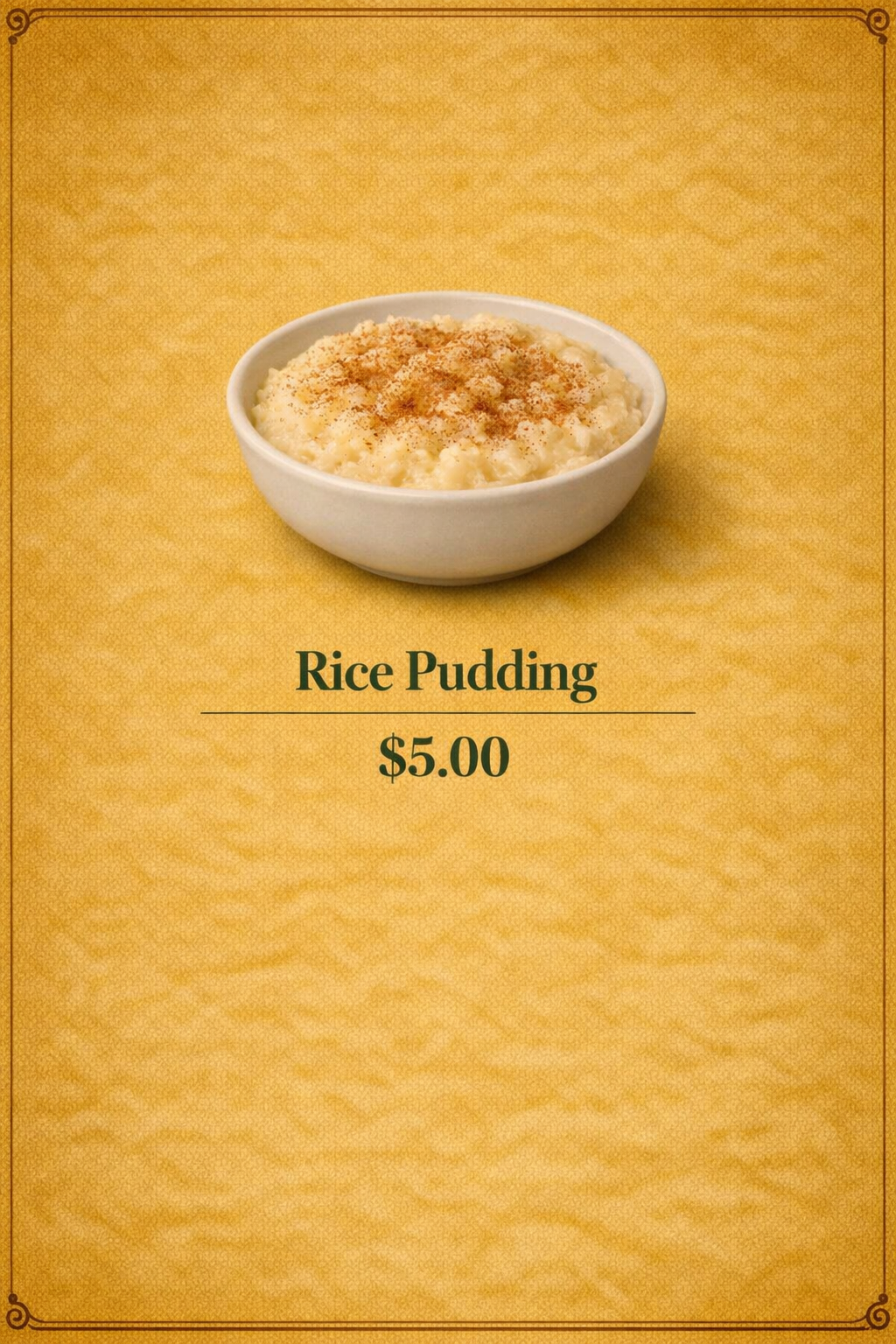 Rice Pudding