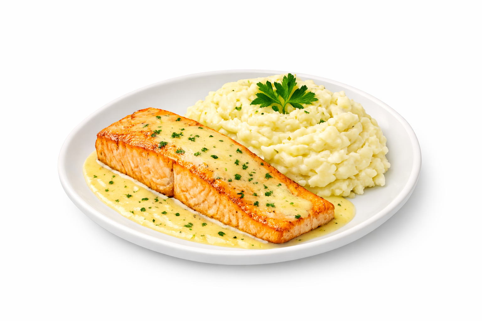 Salmon in Butter Sauce