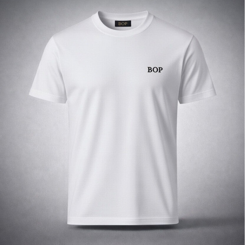 T-shirt Blanc BOP