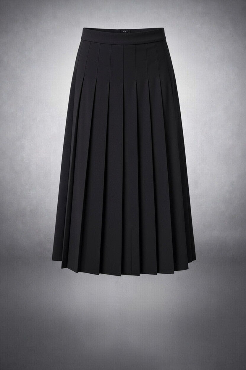 Jupe plissée Noir BOP