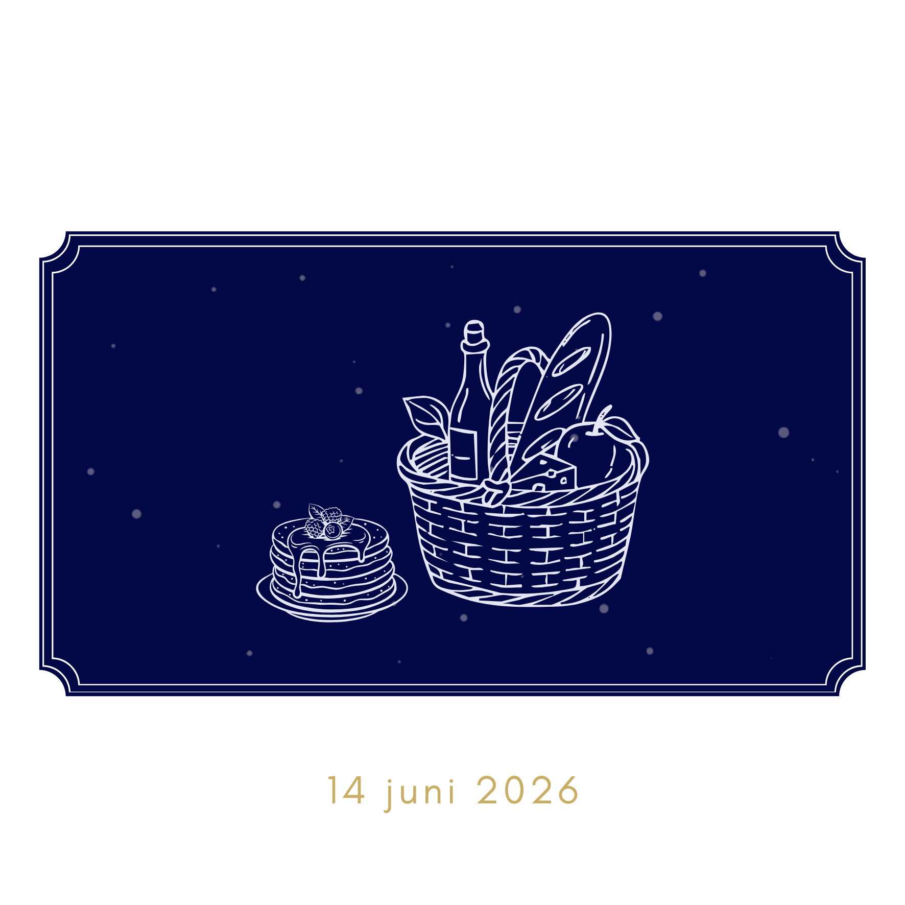 ALLEEN Gala-ontbijt / Gala Breakfast ONLY