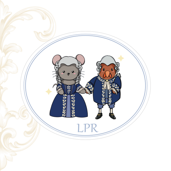 Lustrum Poulekes stickers (x5)