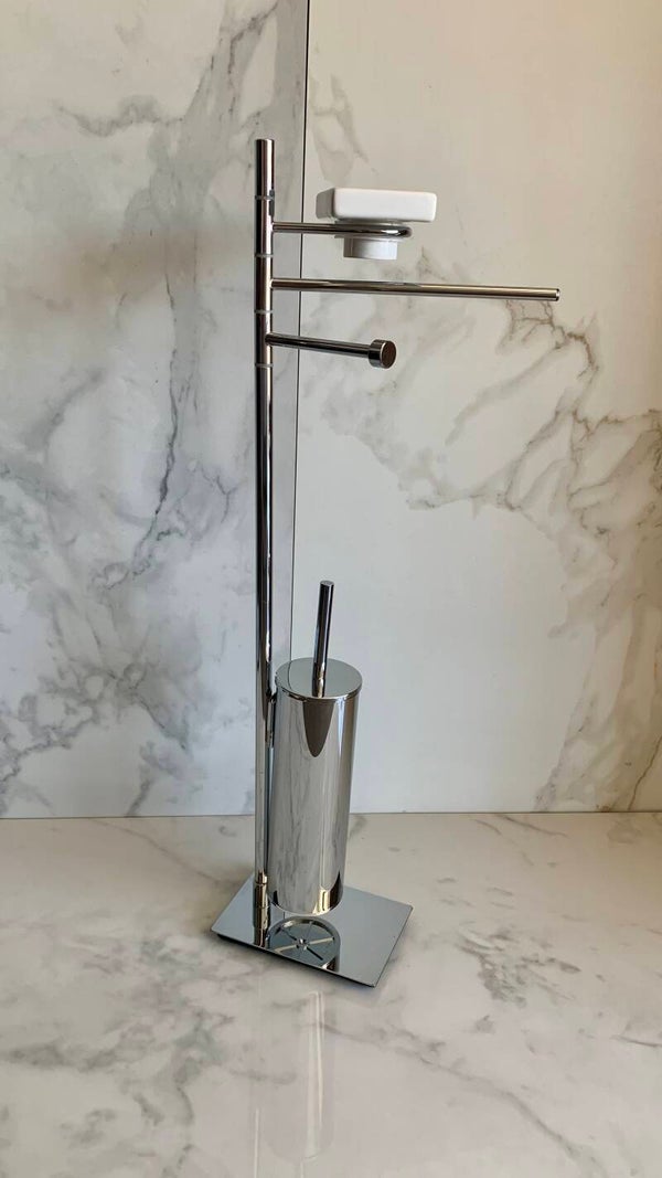 Piantana Cqubo wc/bidet Basic Ottone