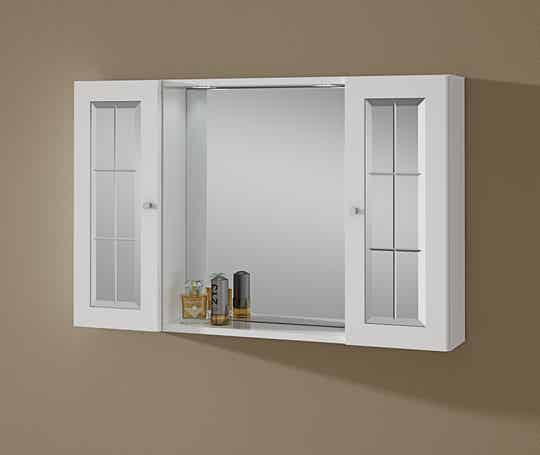 Specchio a 2 ante con Led TIZIANA