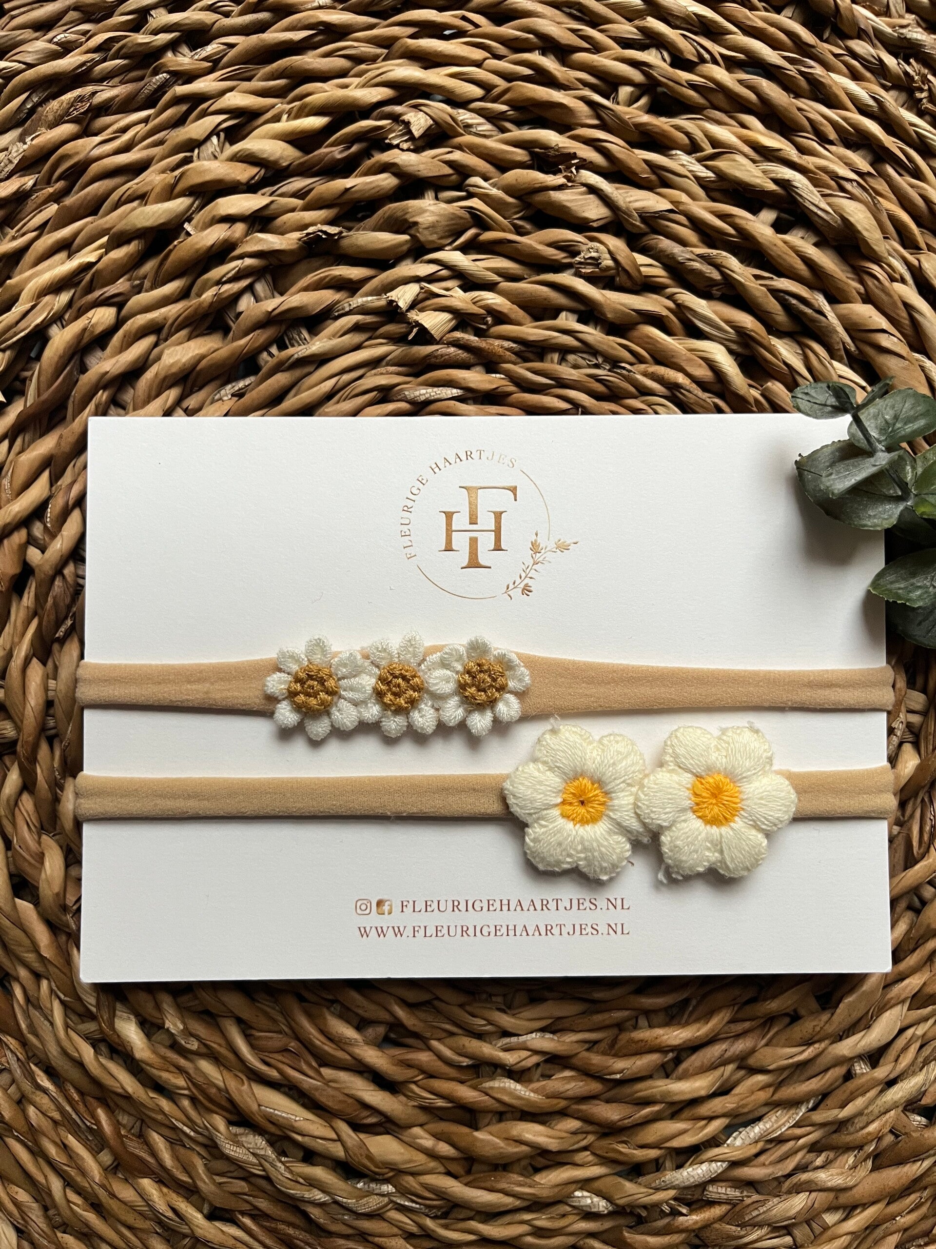 Haarband Set bloem