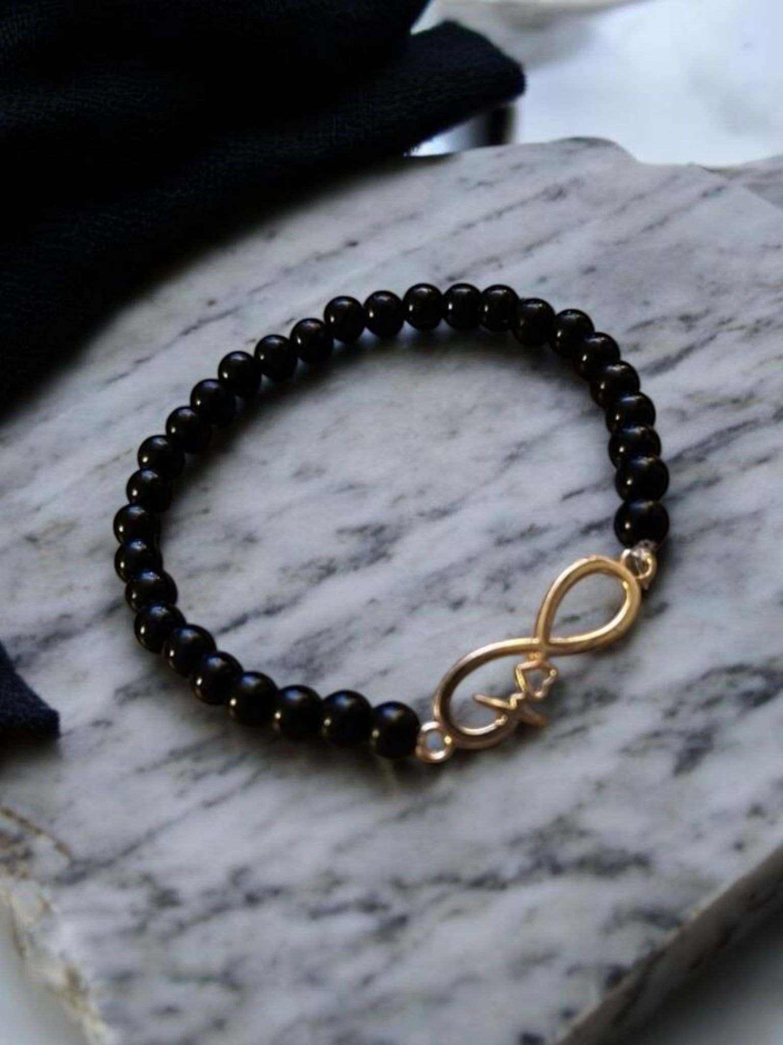 Unendlichkeit Perlenarmband