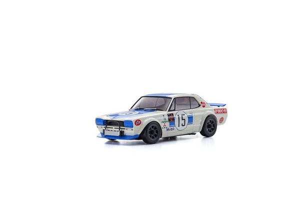 AUTOSCALE MINI-Z SKYLINE 2000GT-R KPCG10 RACING'72 BLUE NO.15 (MA020)