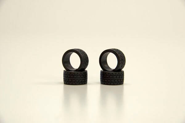 PNEUS KYOSHO MINI-Z RADIAL 30 SHORE (4) - LARGES