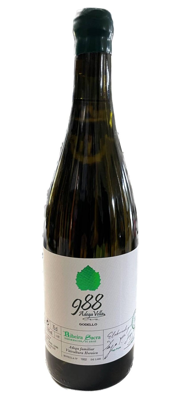 Vino blanco 988 Artesano Barrica Godello 750ml (Adega Vella) - Ribeira Sacra