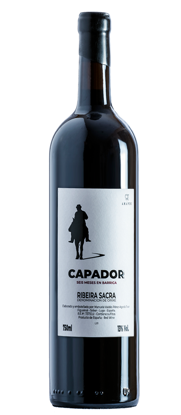 Vino Tinto Capador Barrica Mencía - Garnacha - Tempranillo 750ml (Adega Tear) - Ribeira Sacra