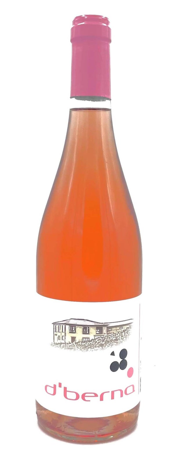 Vino Rosado D'Berna Mencía 750ml (Guitian y Blanco) - Valdeorras