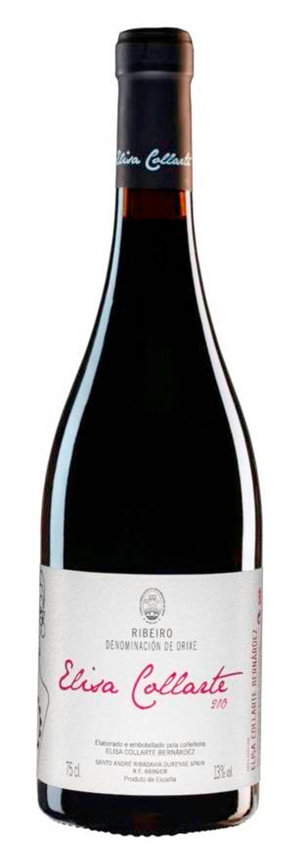 Vino Tinto Elisa Collarte Mencía - Sousón - Caíño 750ml (Elisa Collarte) - Ribeiro